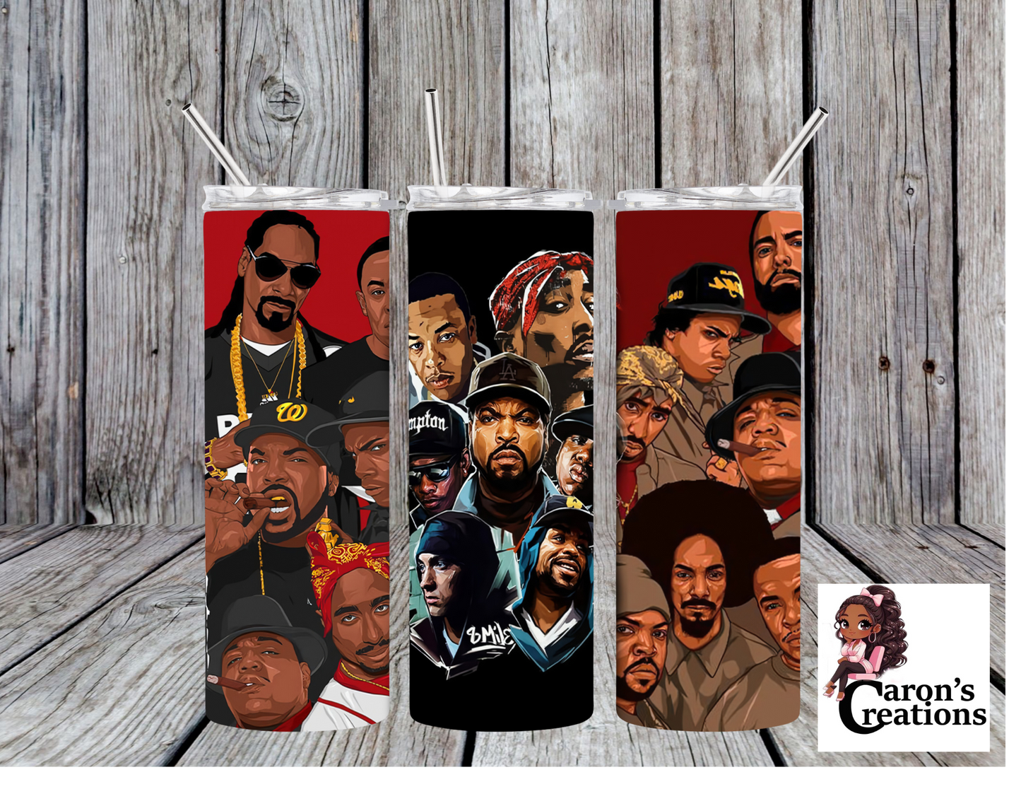 90's Rappers Tumbler