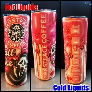 Ghost Face Coffee Tumbler