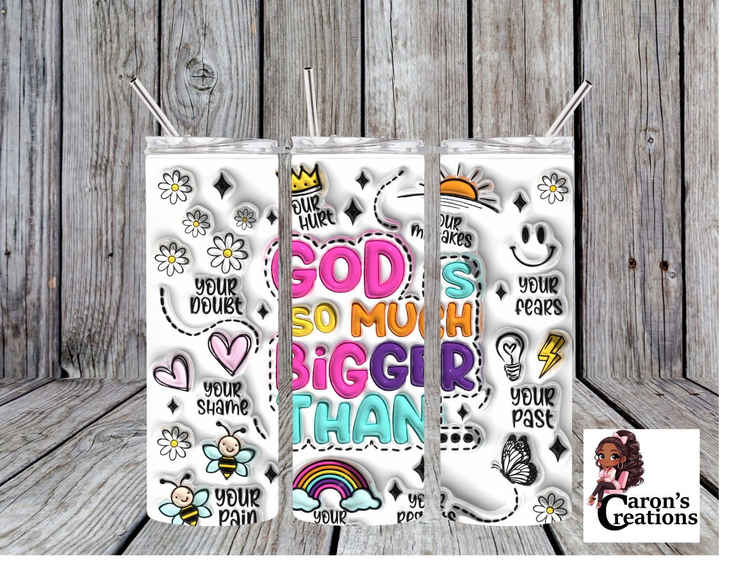 God is Bigger Tumbler