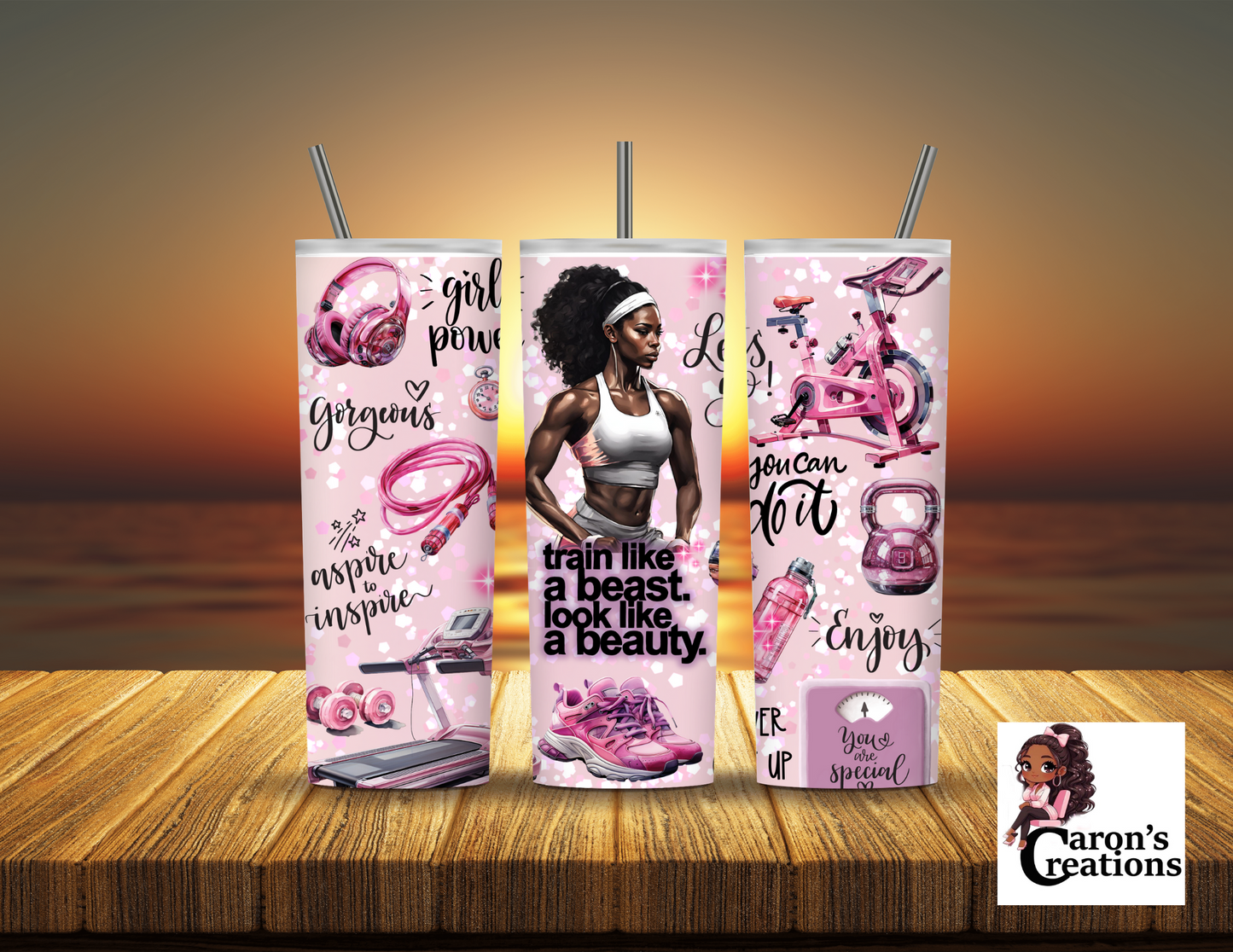 Pink Workout Tumbler