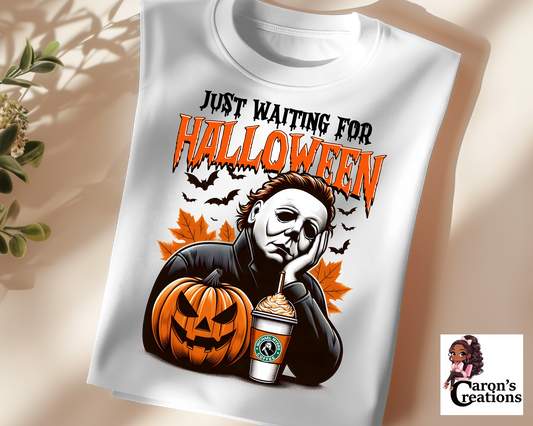 Michael Waiting on Halloween T-Shirt